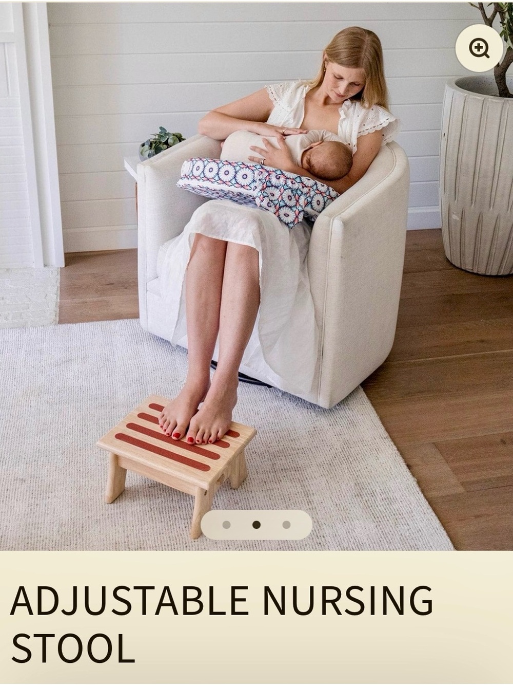 My Brest Friend Adjustable Nursing Foot Stool